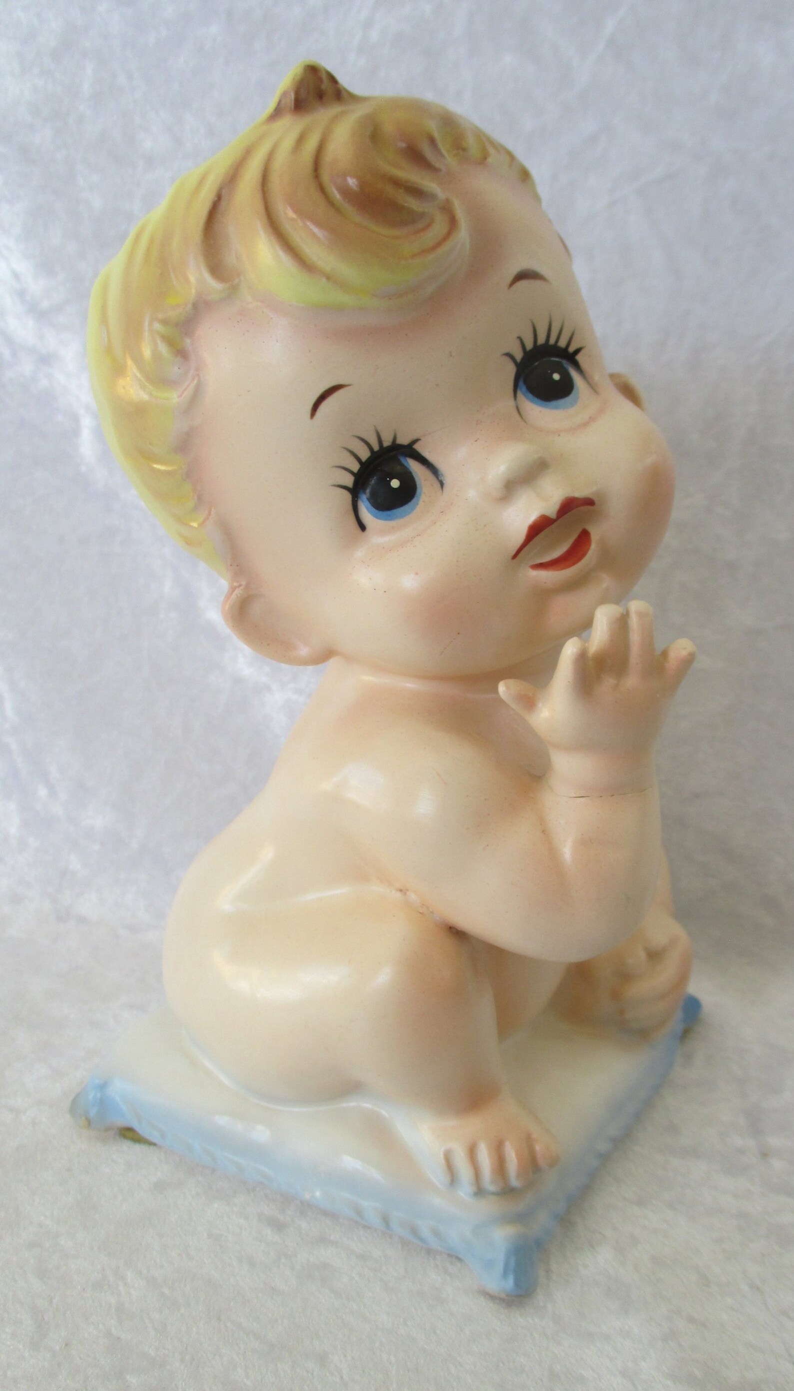 Vintage Head Vase Velco 3797 Baby Head Vase Planter Etsy