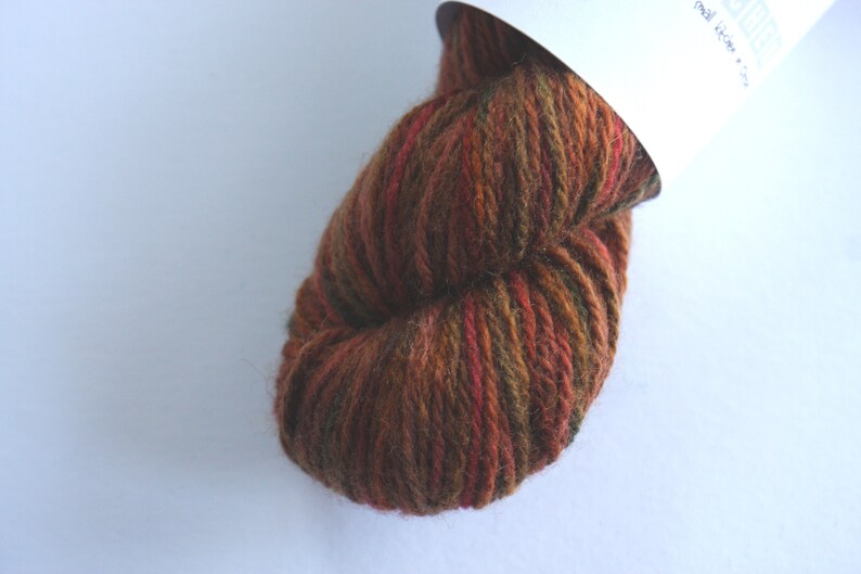 100/% British Bluefaced Leicester Aran Tiled Path superwash yarn