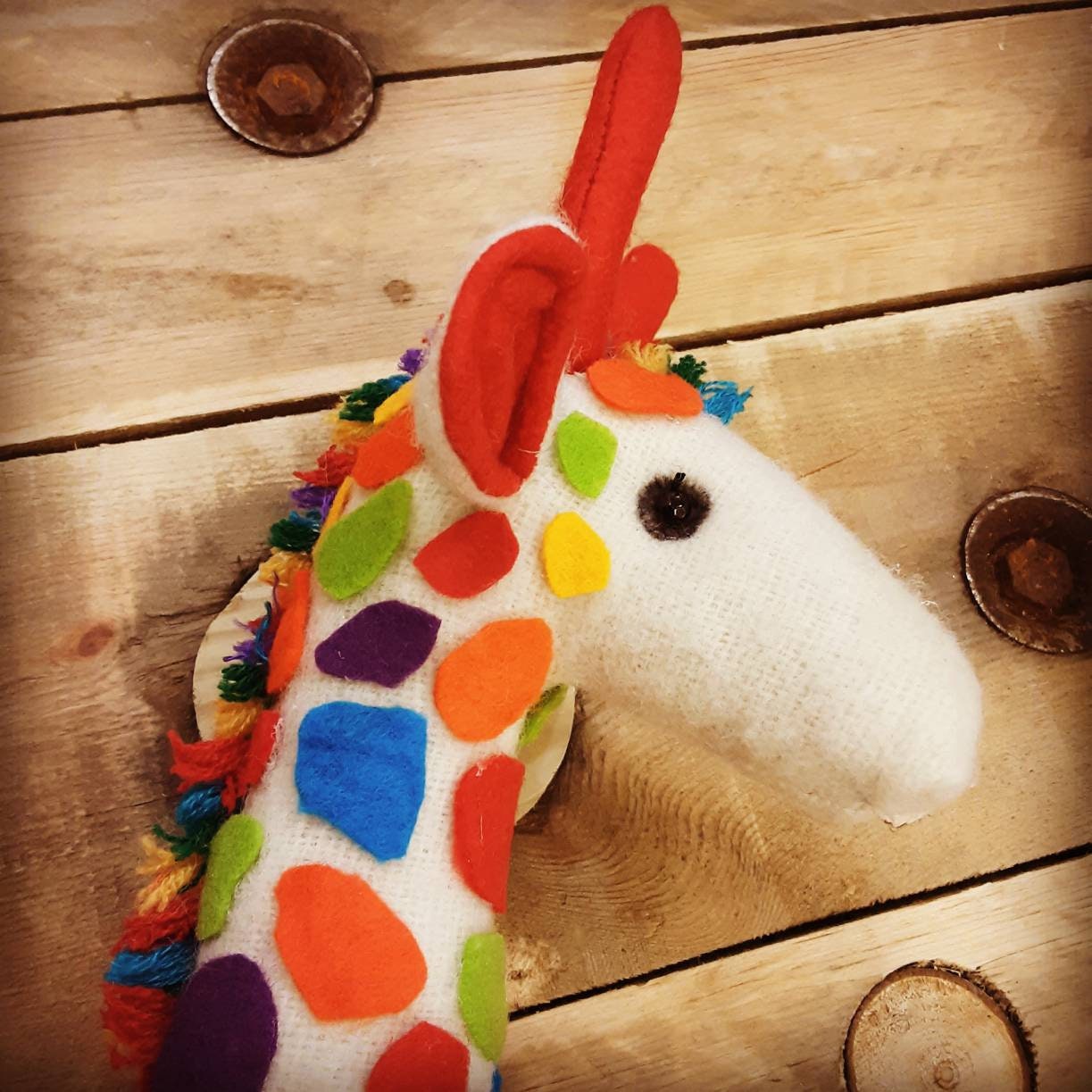 Testa Di Giraffa Stilizzata Verdugo Gift In Poliresina, Decorazione Da Parete 36,8 Cm - 3