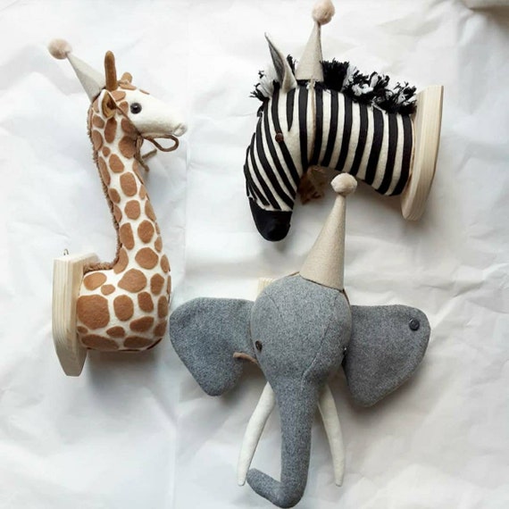 置物 GIRAFFE AND ZEBRA Elephant, Giraffe, Zebra Set - Etsy Canada