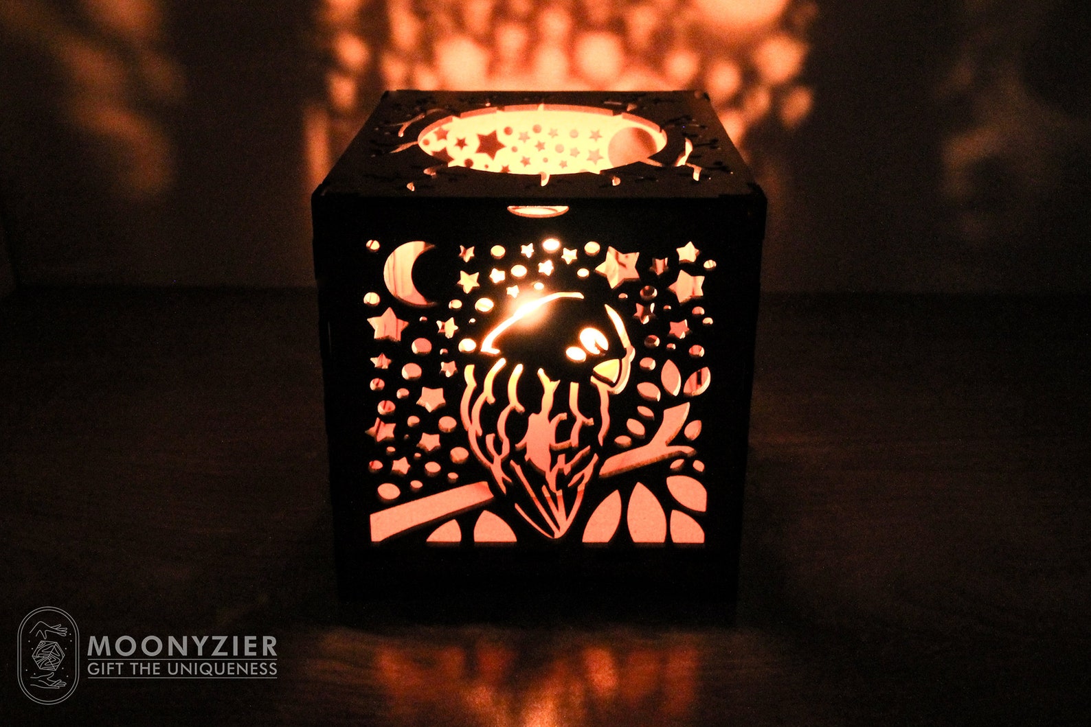 Cute diy lantern candle holder tealight with animal cubs and Etsy