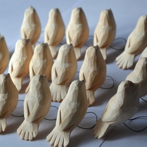 Hand Carved Wooden Bird