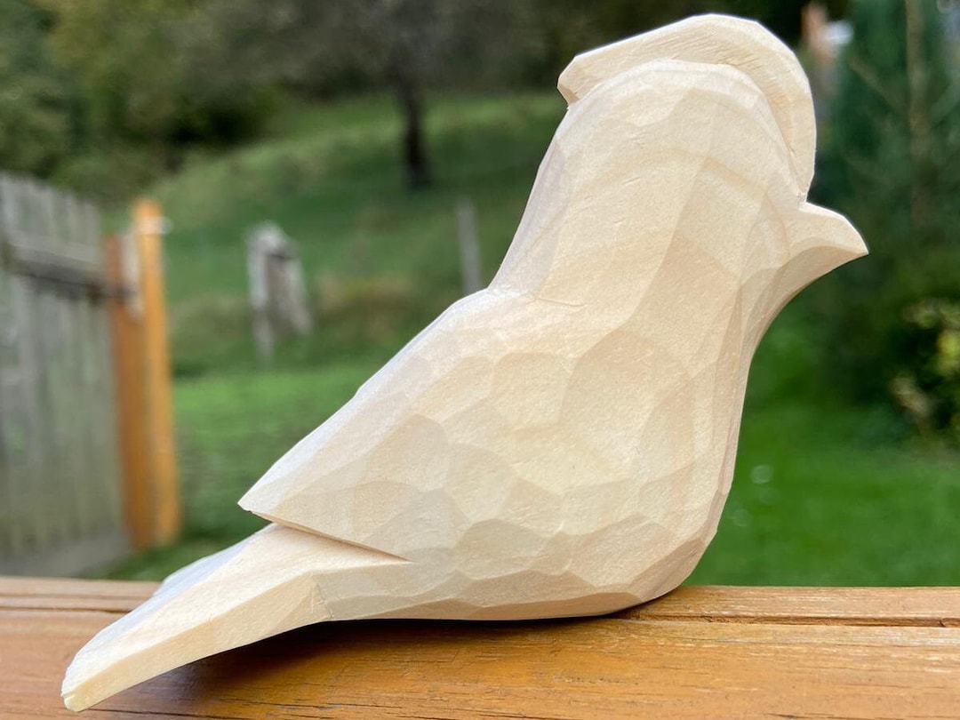 Birds - Hand-Carved Wooden Home Decor Item 10