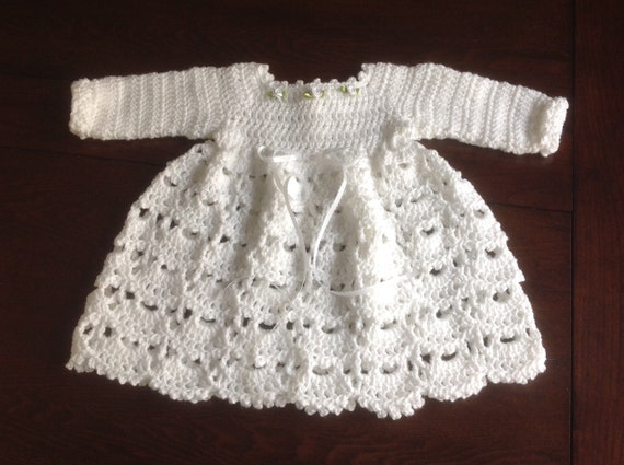 Baby Dress Winter PATTERN 12 mths Janice | Etsy