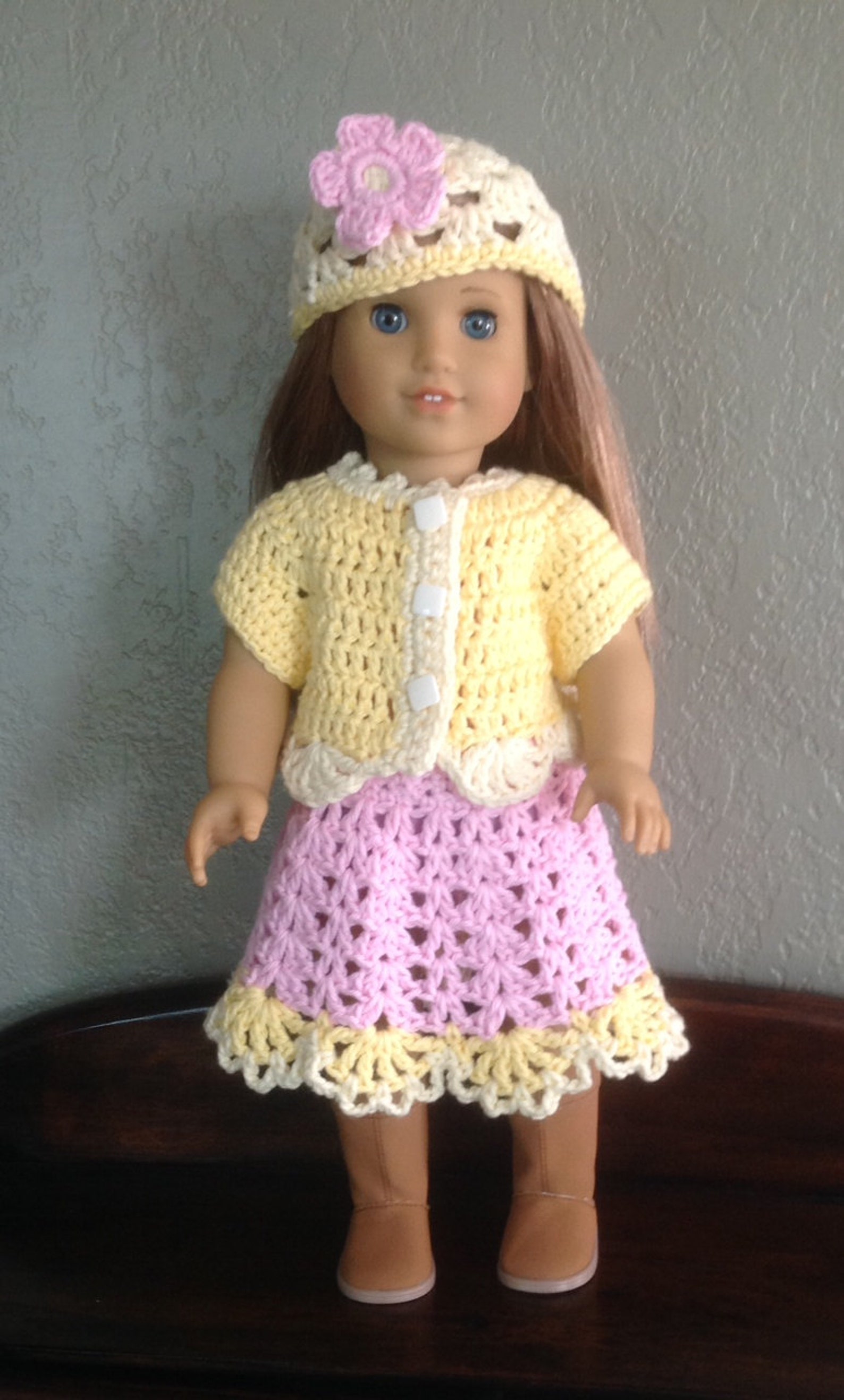 American Girl Crochet PATTERN Etsy