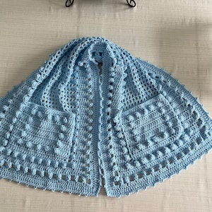 Pocket Shawl Crochet PATTERN
