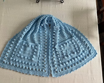 Pocket Shawl Crochet PATTERN