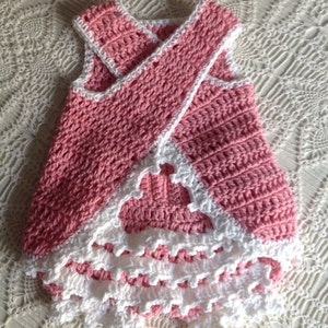 Crochet Sunsuit 9 to 12 Months Lauren PATTERN image 2