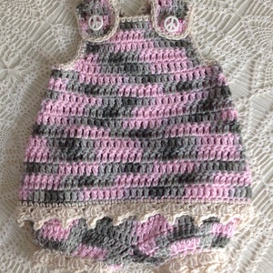 Crochet Sunsuit 9 to 12 Months Lauren PATTERN image 3