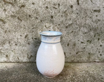Scandinavian Ceramic Vase, Hand Made Pottery Vase, Collectible Scandinavian Home Decor