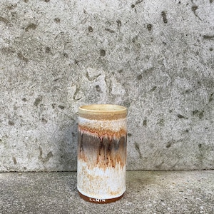 Vintage KAMINI Ceramic Vase, Hand Made Pottery Vase, Collectible Home Decor