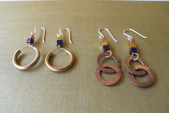 Bull ring earrings clearance