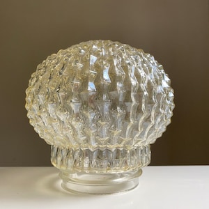 Pantalla de lámpara colgante de vidrio vintage Pantalla de lámpara de cristal Diseño retro