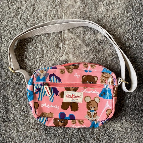 Vintage Cath Kidston Bag British Pink Belt Bag Waist Bag With