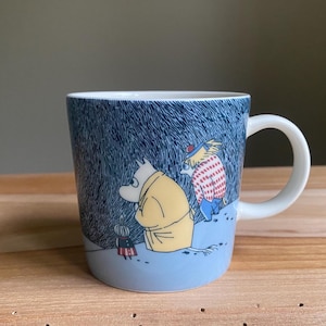 MOOMIN Arabia of Finland Seasonal Mug 2021 Snow Moonlight Sticker Tove Jannson Story Moominland Midwinter Finnish Design