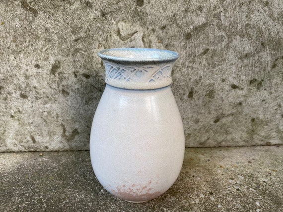 Scandinavian Ceramic Vase, Hand Made Pottery Vase, Collectible