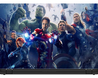 15.6 inch Avengers-Laptop Vinyl Skin//Decal//Sticker-Protection Cover-LC008
