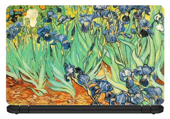 156 Pulgadas Iris De Van Gogh Portátilvinilo Pieletiquetaetiqueta Engomadacubierta Vg01 - camiseta roblox vinilo para port#U00e1til