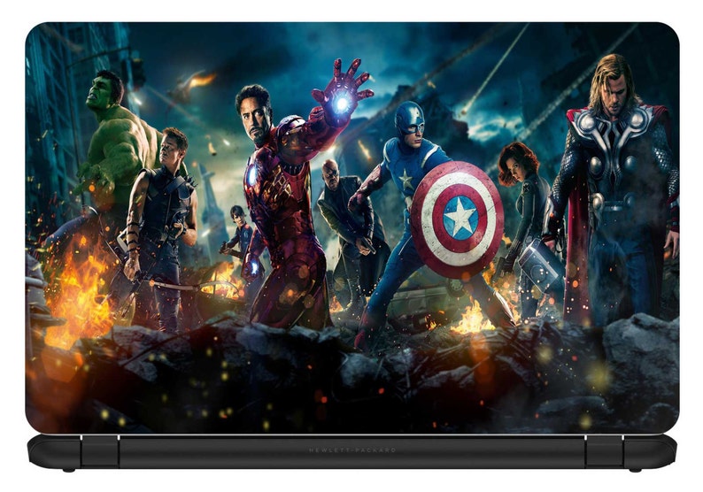 15.6 inch Avengers-Laptop Vinyl Skin//Decal//Sticker-Protection Cover-LC008