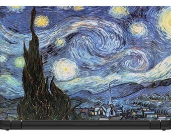 15.6 inch Van Gogh-Starry Night -Laptop/Vinyl Skin/Decal/Sticker/Cover-VG03
