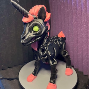 3d printed Skeleton unicorn