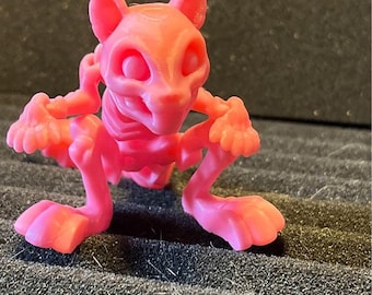 Skeleton Squirrel Halloween decor fidget toy