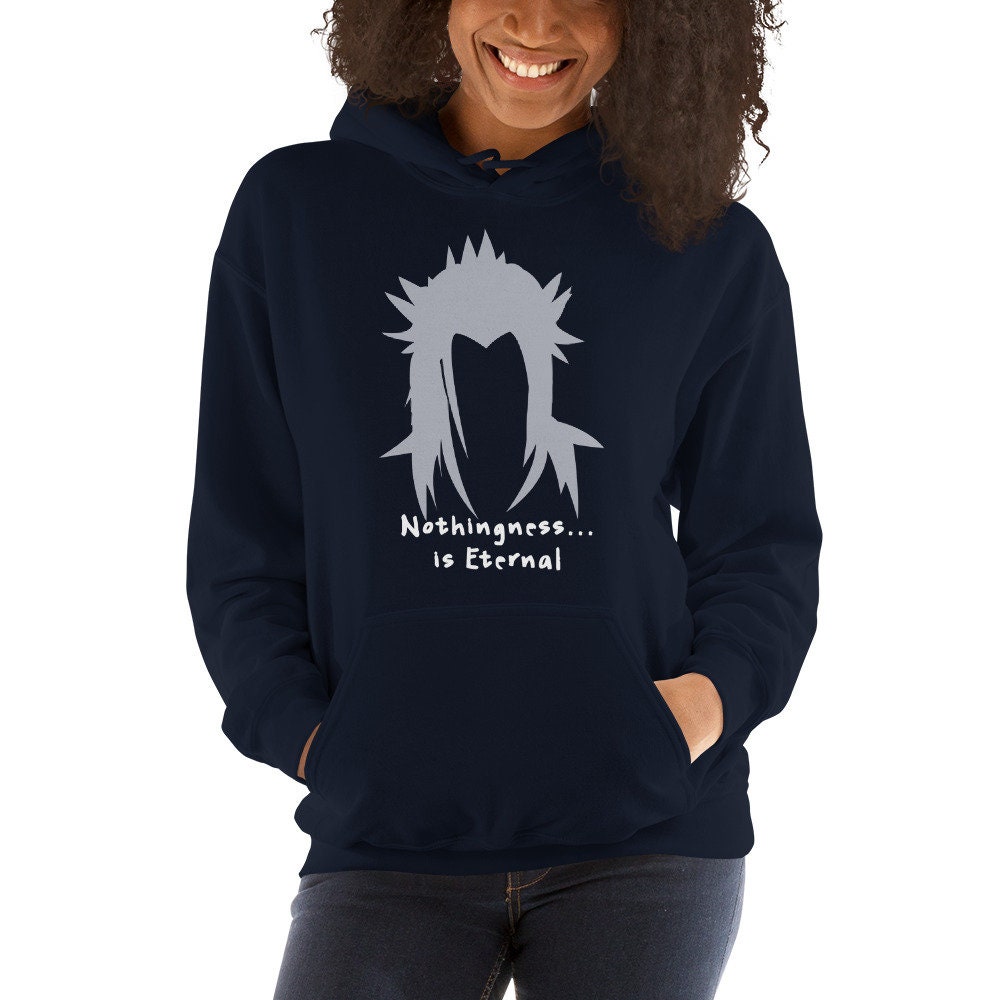 Xemnas Nothingness is Eternal Kingdom Hearts Hooded Sweatshirt Etsy