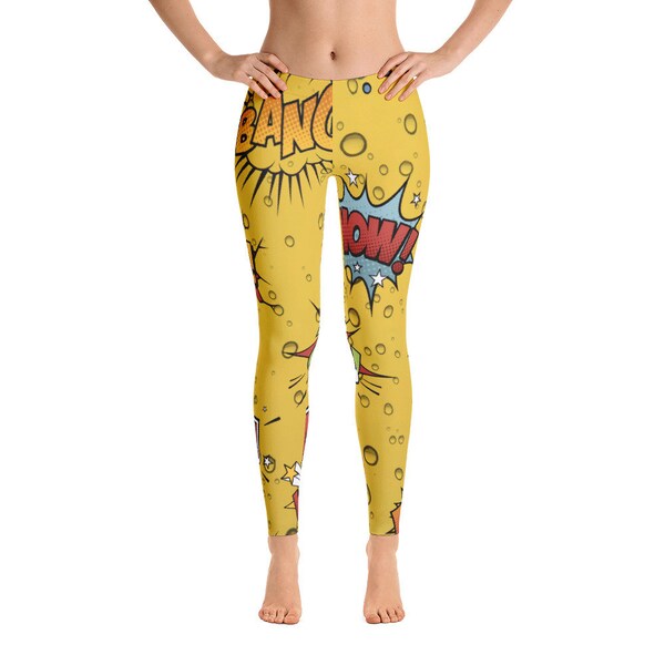 Comic Leggings Etsy