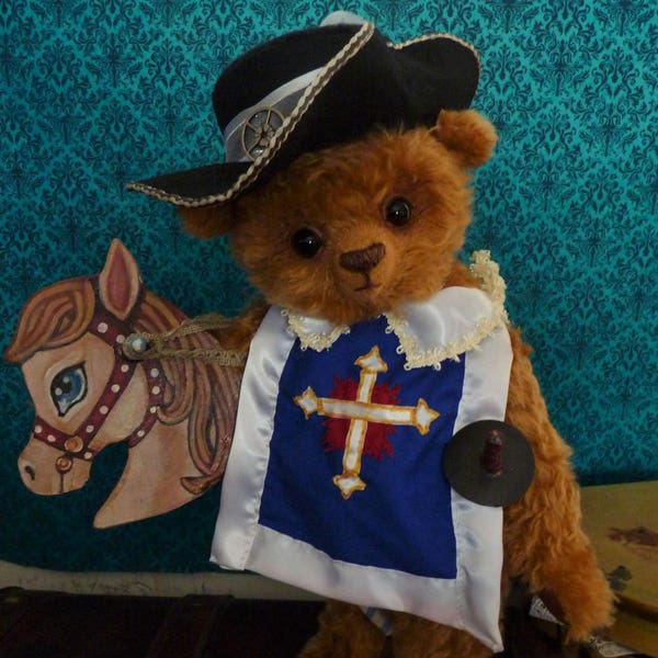 D'Artgnan handmade bear, unique piece