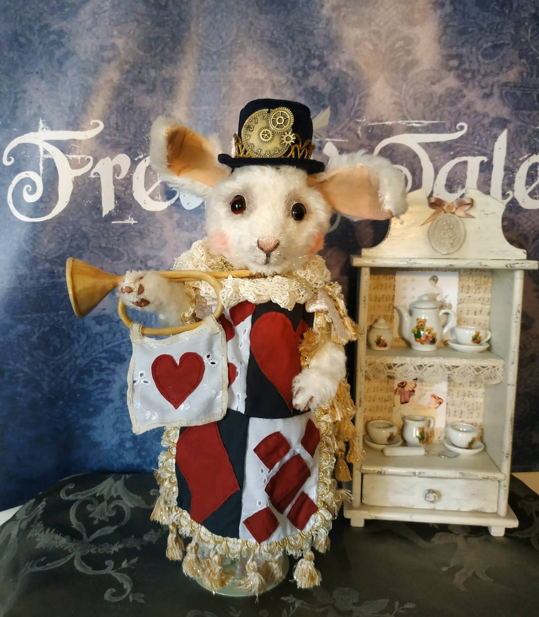 The White Rabbit, a Collectible Plush Toy - Etsy