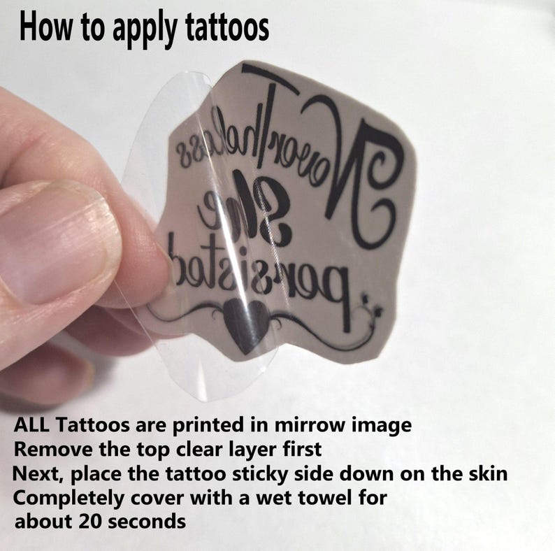Temporary tattoos custom text custom name fake tattoo fun gift friend tattoos party favors name tattoo personalized fun party gift tattoos 画像 4
