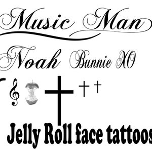 Jelly Roll face tattoos