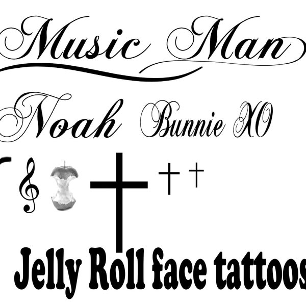 Jelly Roll face tattoos