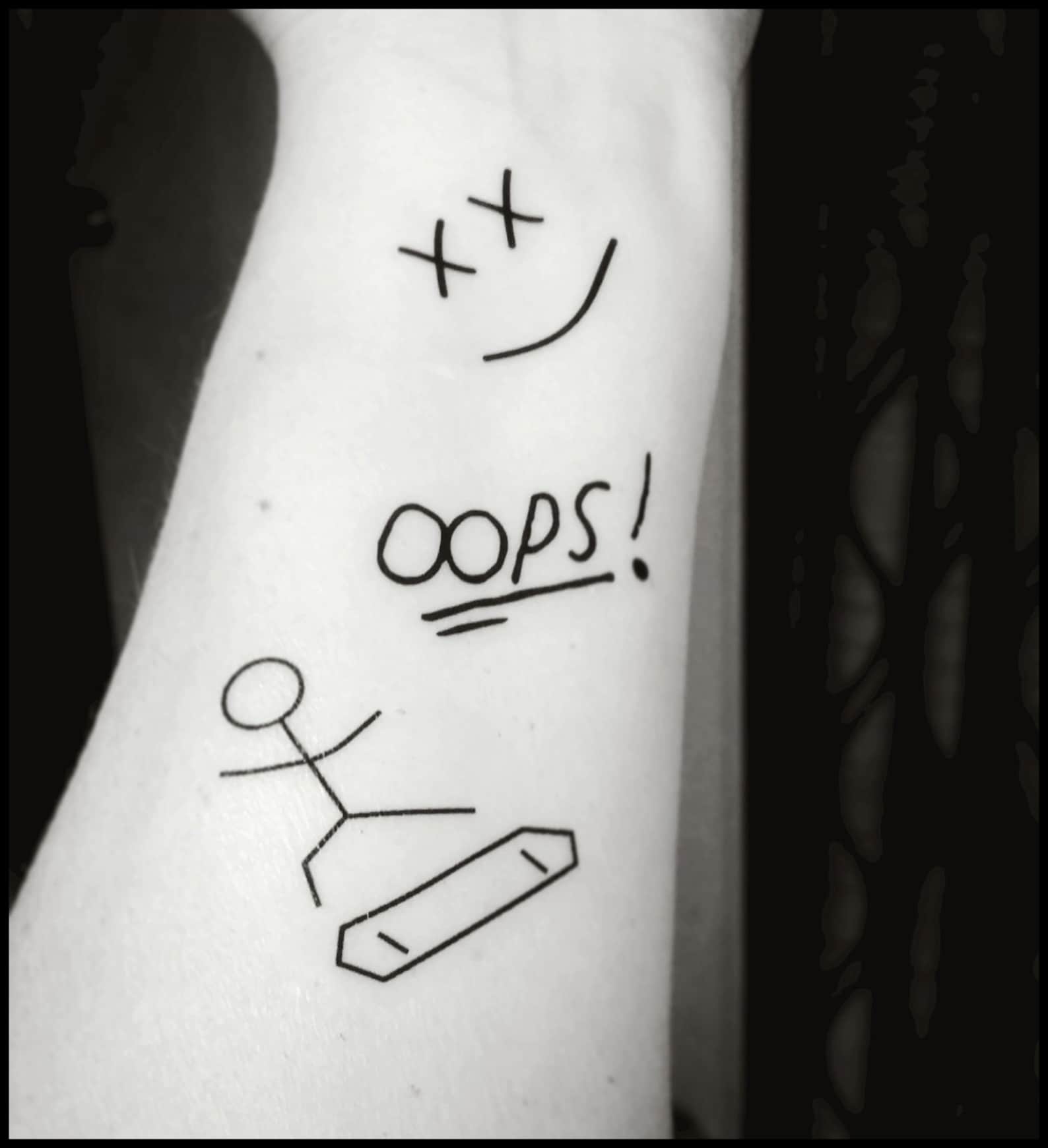 One Direction temporary tattoo set fake tattoos