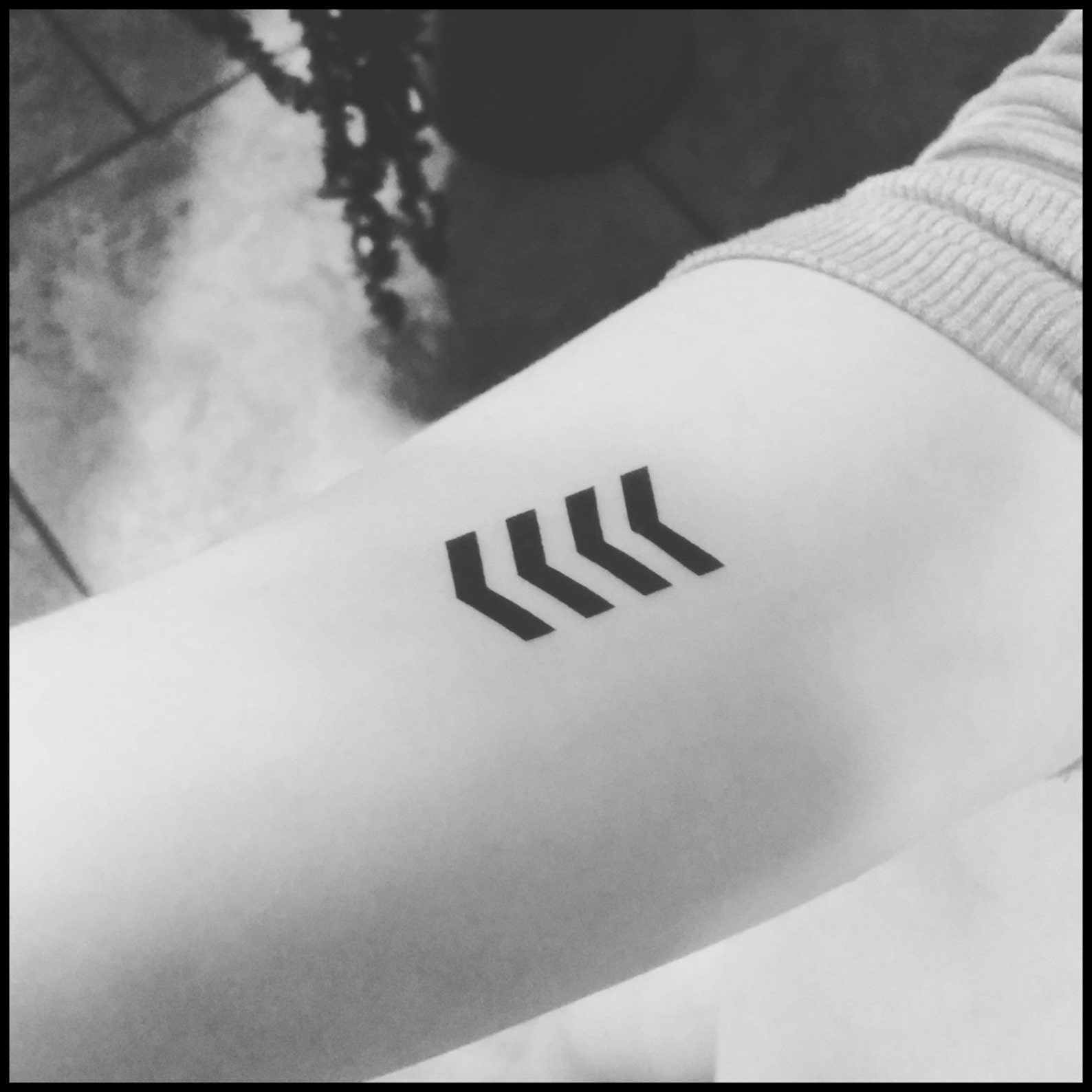 One Direction inspired tattoo Liam Payne tattoo fake