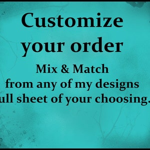 Custom order full sheet of tattoo