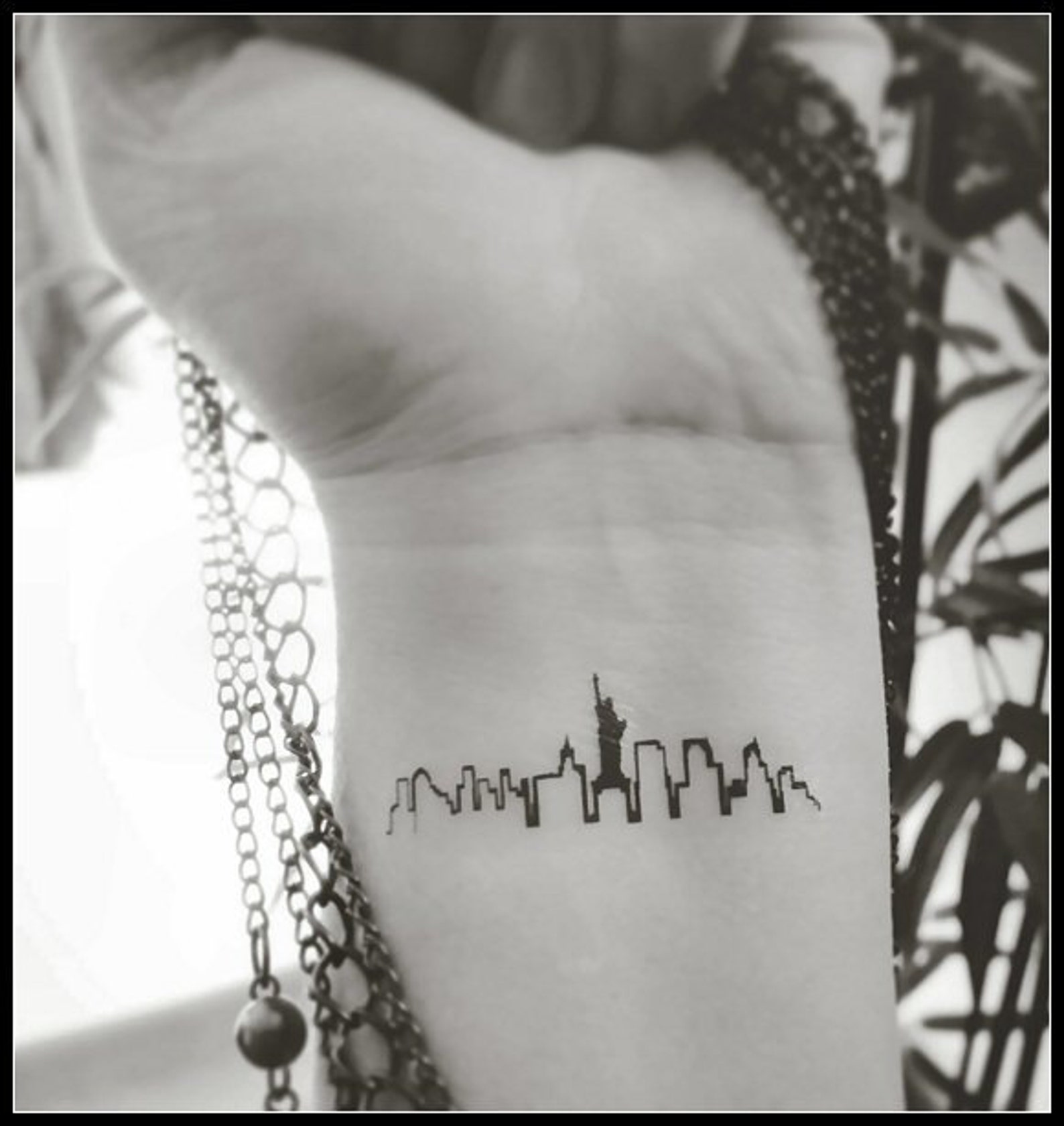 Tatouages temporaires tatouage skyline de New York faux Etsy