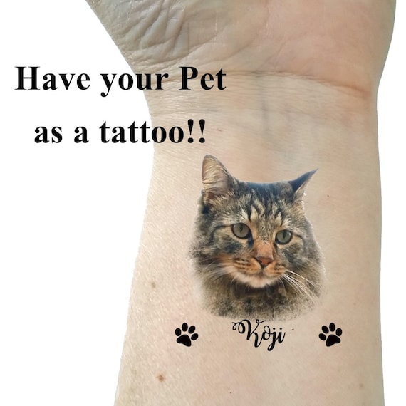 Tatouages Personnalises Tatouage Chien Tatouage Chat Tatouage Etsy Tatouages Personnalises Tatouage Chien Tatouage Chat Tatouage Etsy