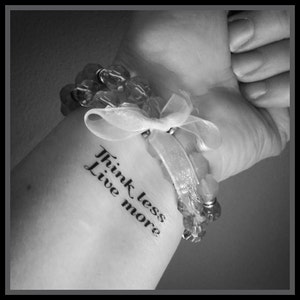 quote tattoo fake tattoo quote temporary tattoo quote