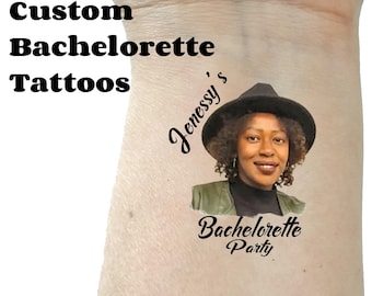 Bachelorette tatouages, Bachelorette party tatouages, tatouage de mariée, tatouages personnalisés, tatouages personnalisés, tatouage photo, marié tatouages, photo