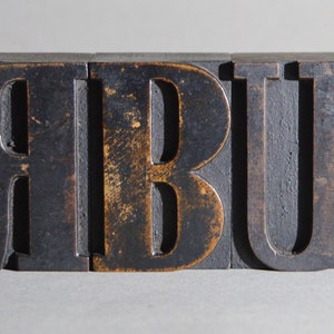 HORBURY Bloques de impresión tipográfica victoriana ** regalo único **