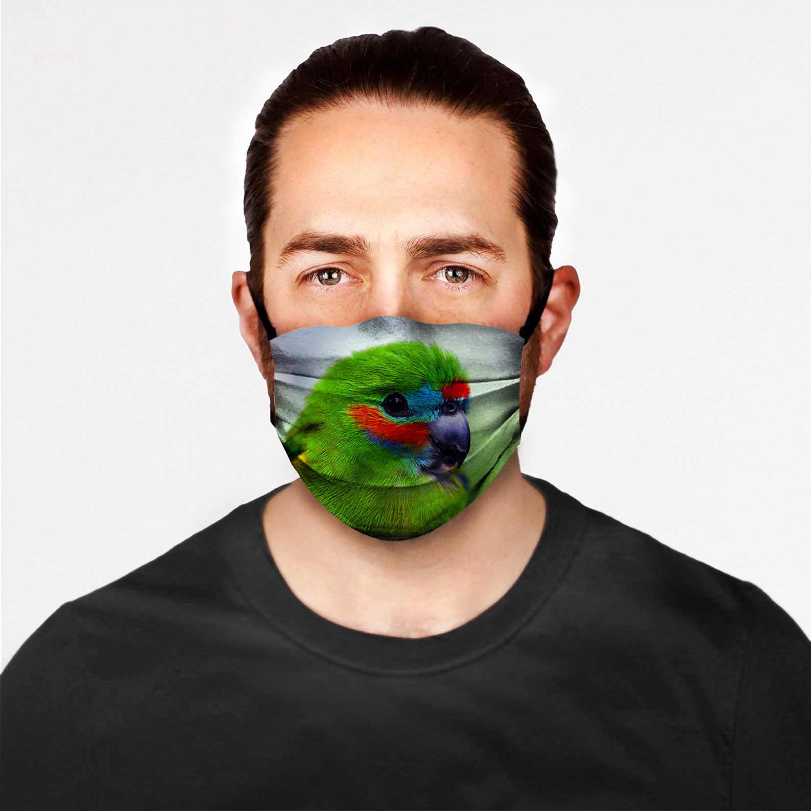 Parrot Cloth Face Mask Etsy