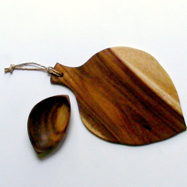 Cheese Board Wood Chopping Cutting Board Wood Bread Board with olive nut butter dish wood dish upcycled recycled wood