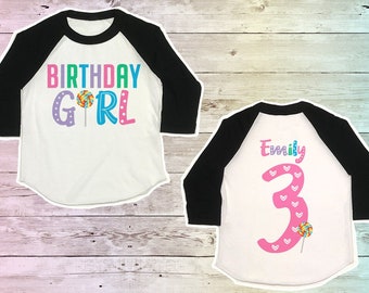 Lollipop birthday shirt, Sweets and Candy birthday shirt, Sugar treats Birthday shirt, Lollipop family shirts, Lollipop Mommy shirt, Raglan