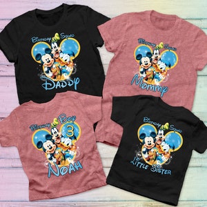 Mickey Mouse Birthday Shirt, Mickey Mouse Family birthday Shirts, Disney Shirts, Disney birthday shirts, Disney Family Shirts, Clubhouse