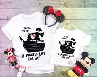 Disney Vacation Pirate Shirt, Disney Family Pirate Shirts, Mickey Mouse Pirates Shirt, Mickey And Minnie Pirate tee, Disney Cruise shirt