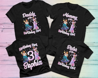 Encanto Birthday Shirt, Encanto Family Birthday Shirts, Disney Birthday Girl shirt, Personalized Encanto Birthday Shirts, Encanto Gift Tee