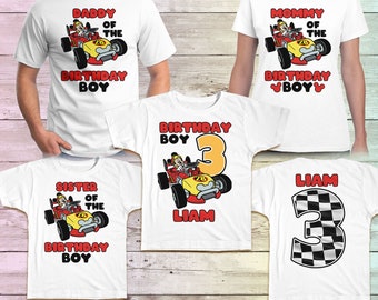 Mickey Roadster Racers Birthday Shirt, Mickey Racers Family