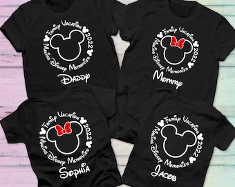 Personalized Disney Shirts, Disneyworld Family Shirts, Making Disney Memories shirt, Mickey Shirt, Minnie Shirt, Custom Disney, Vacation tee