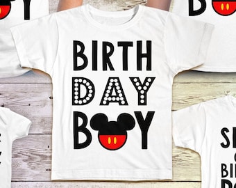 Mickey Mouse Clubhouse Birthday Shirt, Mickey Mouse Birthday Tshirt, Mickey Birthday Outfit, Disney Vacation , Mickey Matching shirts